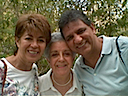 My sister Betty, my aunt Gloria and my brother Alejandro